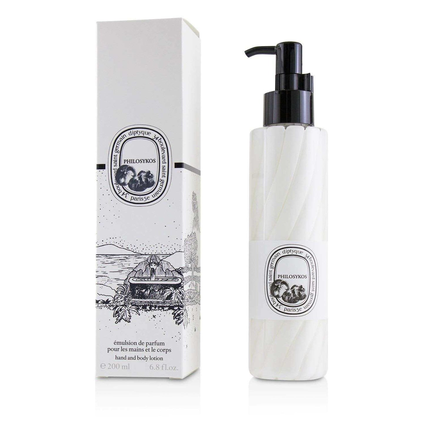 Philosykos Hand and Body Lotion - Nourishing 6.8 Oz Moisturizer