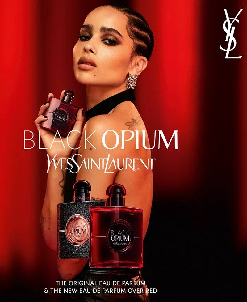 Black Opium Eau De Parfum - Red Spray, 3 Oz Sensual Scent