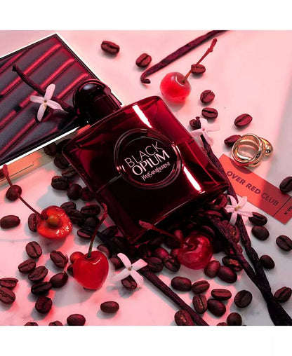 Black Opium Eau De Parfum - Red Spray, 3 Oz Sensual Scent