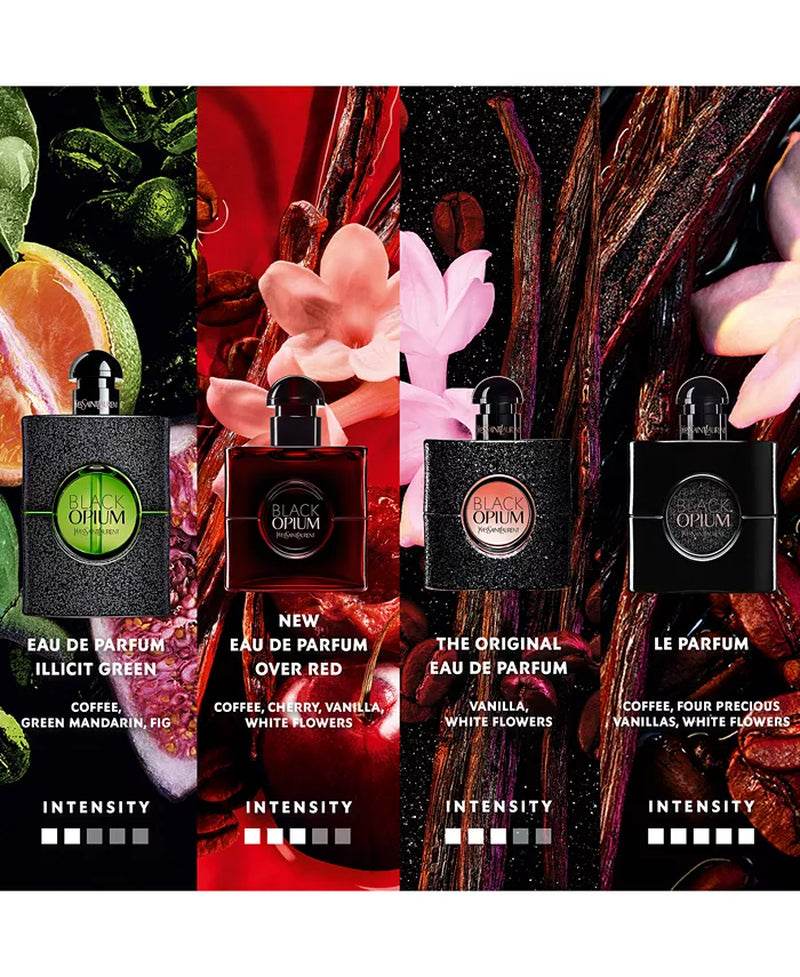 Black Opium Eau De Parfum - Red Spray, 3 Oz Sensual Scent