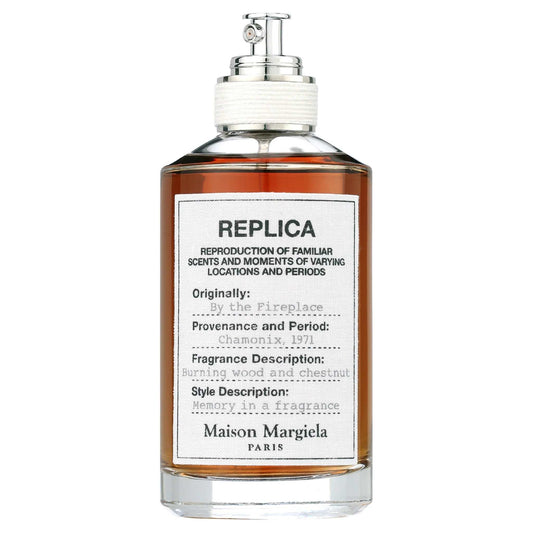 Maison Margiela Replica by the Fireplace Eau De Toilette Spray 100ml, woody and smoky fragrance.
