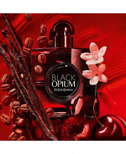 Black Opium Eau De Parfum - Red Spray, 3 Oz Sensual Scent